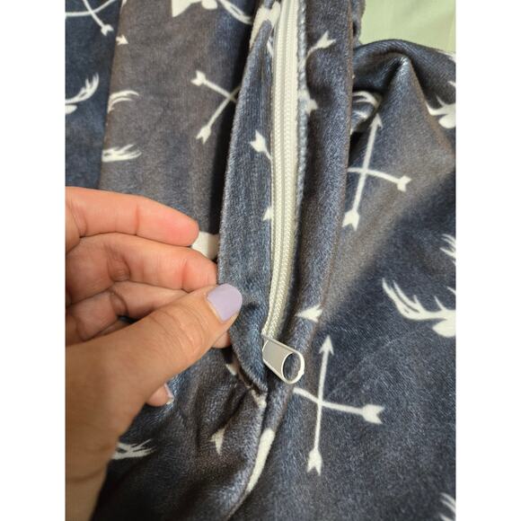 Kids n such navy blue and white nursing pillow cover - Picture 2 of 5